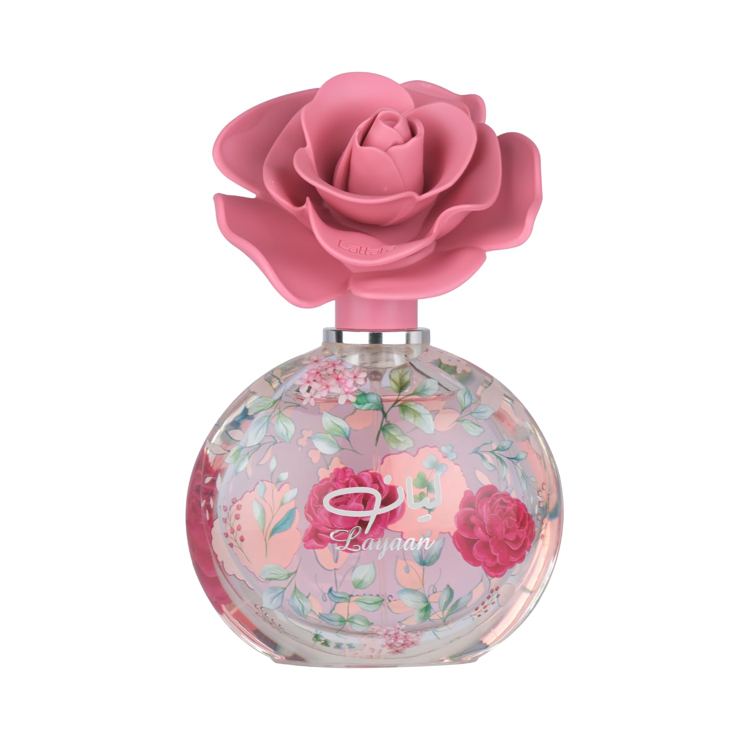 Lattafa Layaan bottle design exudes serene elegance, ideal for gifting.