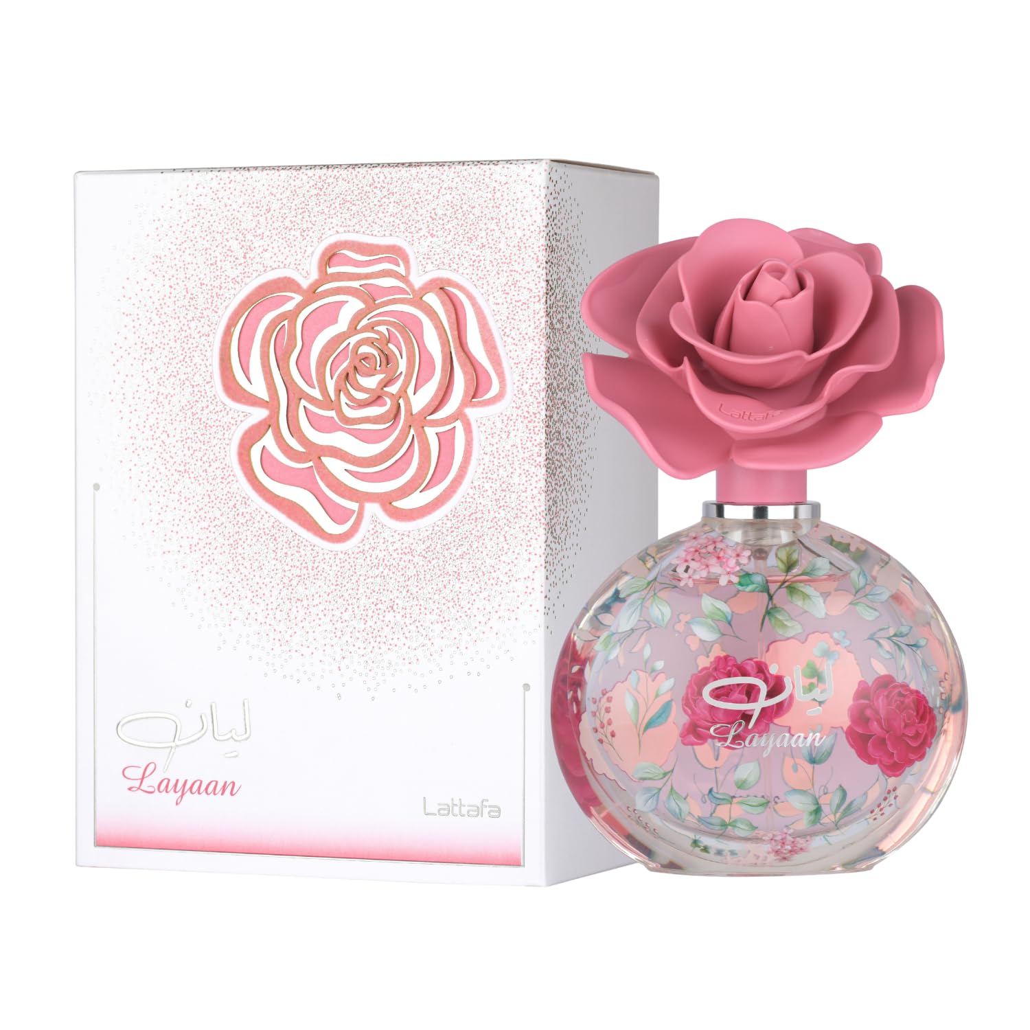 Lattafa Layaan pear and mandarin notes evoke daytime freshness and confidence.