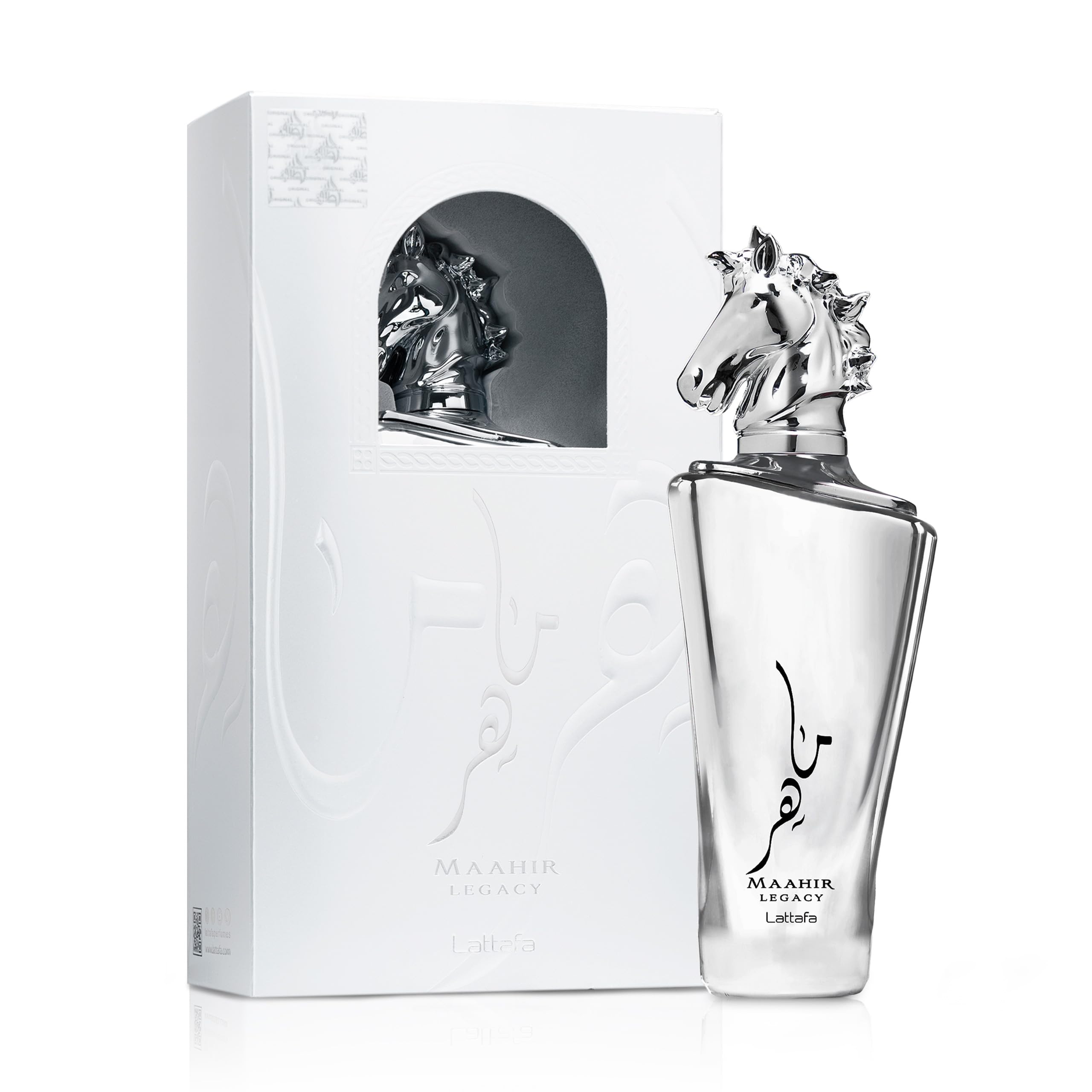 Lattafa Maahir Legacy top notes hint of lime and mint.