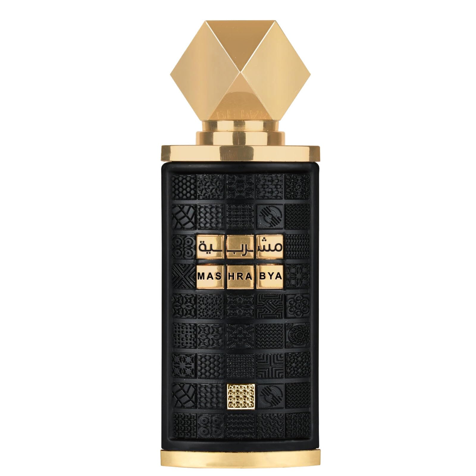 Lattafa Mashrabya bottle front, ideal for daily wear and everyday confidence
