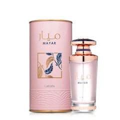 Lattafa Mayar outer packaging box, ideal for gifting.