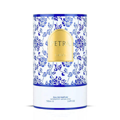 Petra EDP box packaging with elegant Lattafa branding