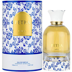 Lattafa Petra gourmand heart focus with tuberose and coconut for romance