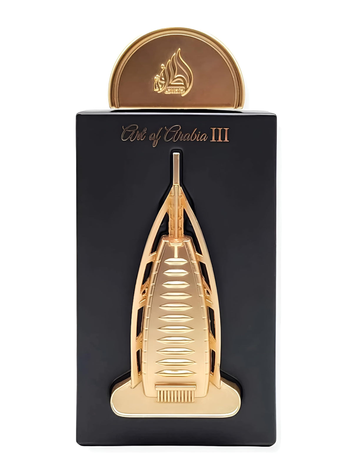 Lattafa Pride Art Of Arabia III bottle front, versatile unisex fragrance for daily wear