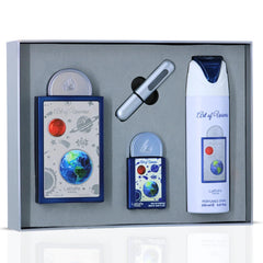 Lattafa Pride Art of Universe gift set packaging, premium presentation for gifting.