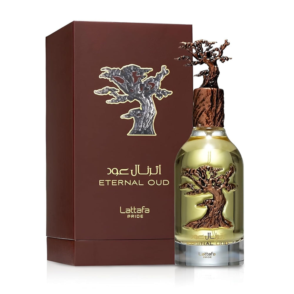 Lattafa Pride Eternal Oud packaging showcases gifting-ready presentation.