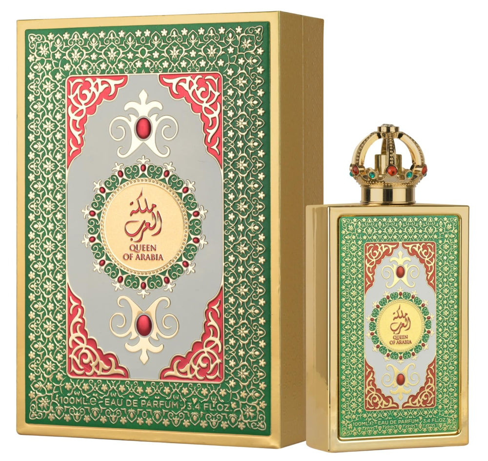 Lattafa Pride Queen of Arabia fragrance waves convey rich sillage for evenings.