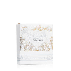 Lattafa Pure Musk middle notes rose sugar, adding depth.