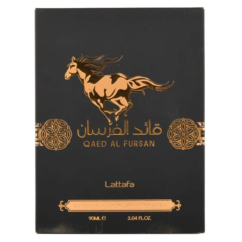 Lattafa Qaed Al Fursan on-skin longevity supports all-day wear.