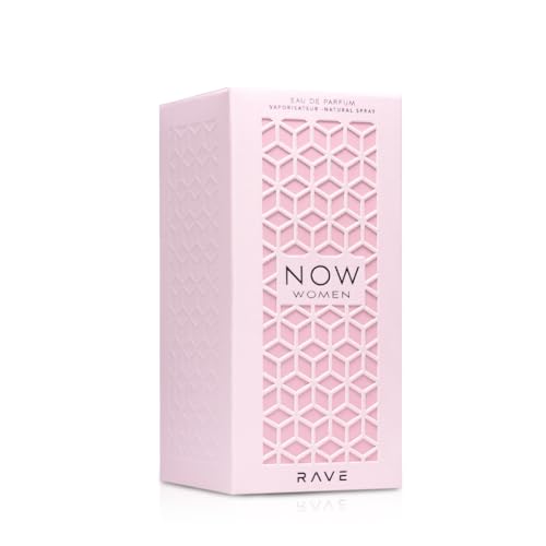 Lattafa Rave Now box packaging, premium gift-ready presentation