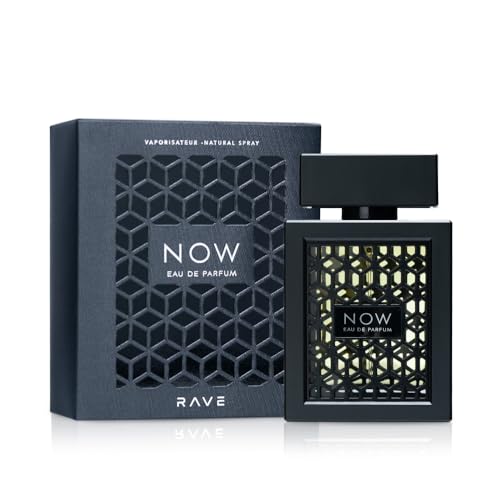 Lattafa Rave Now top notes highlight blackcurrant and bergamot, uplifting morning confidence.