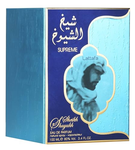 Lattafa Sheikh Al Shuyukh Supreme – Unisex EDP 100 ml | Spicy, Sweet, Woody, Amber