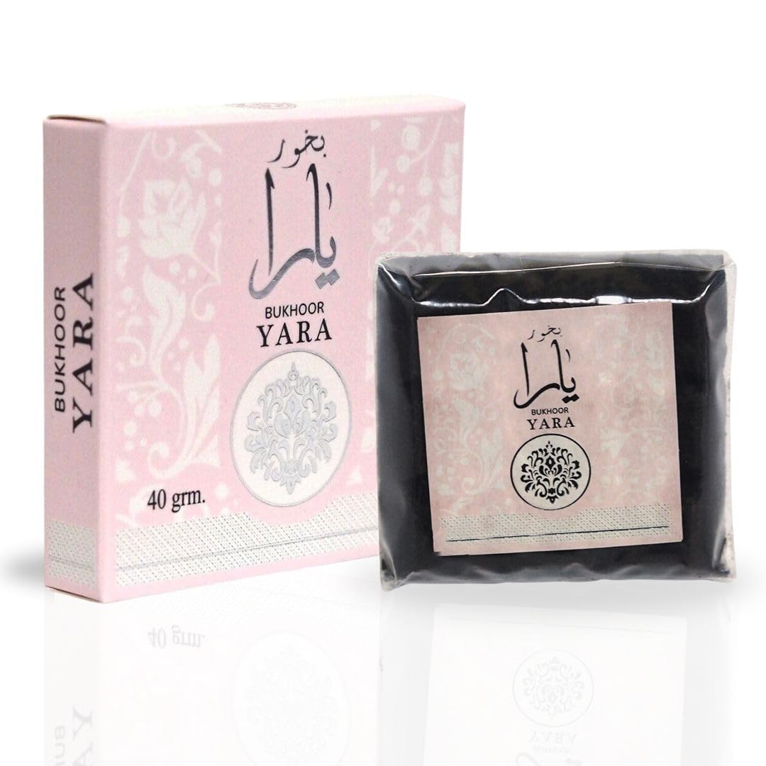 Lattafa YARA Bukhoor warm wood base lingers with luxurious notes.