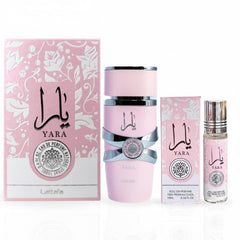 Lattafa Yara bundle EDP spray for all-occasion wear with perfume oil