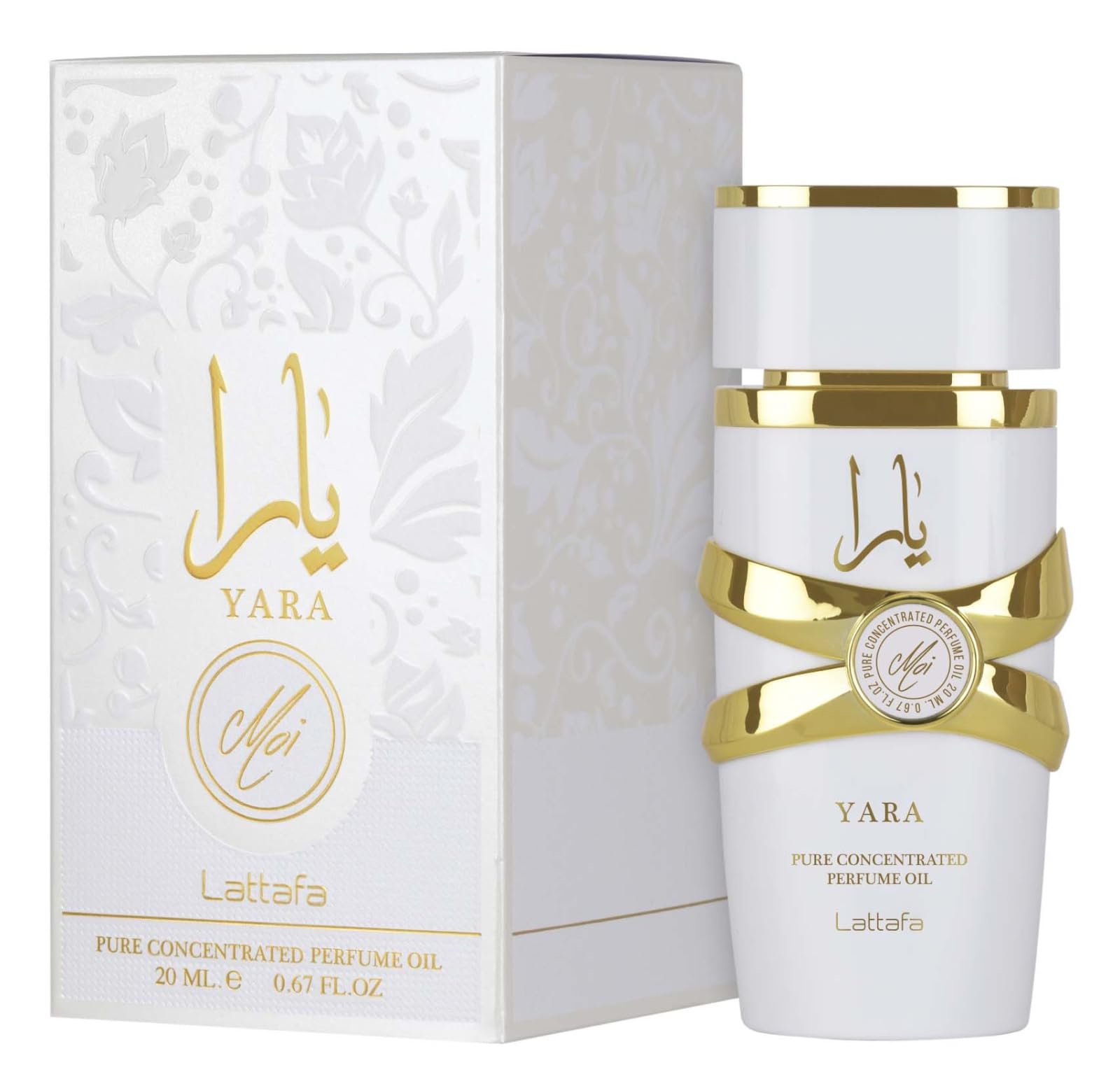 Lattafa Yara Moi cap closeup, premium cap detail suggestive of luxury.