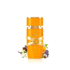 Lattafa Yara Tous top notes coconut mango passionfruit evoke tropical freshness.