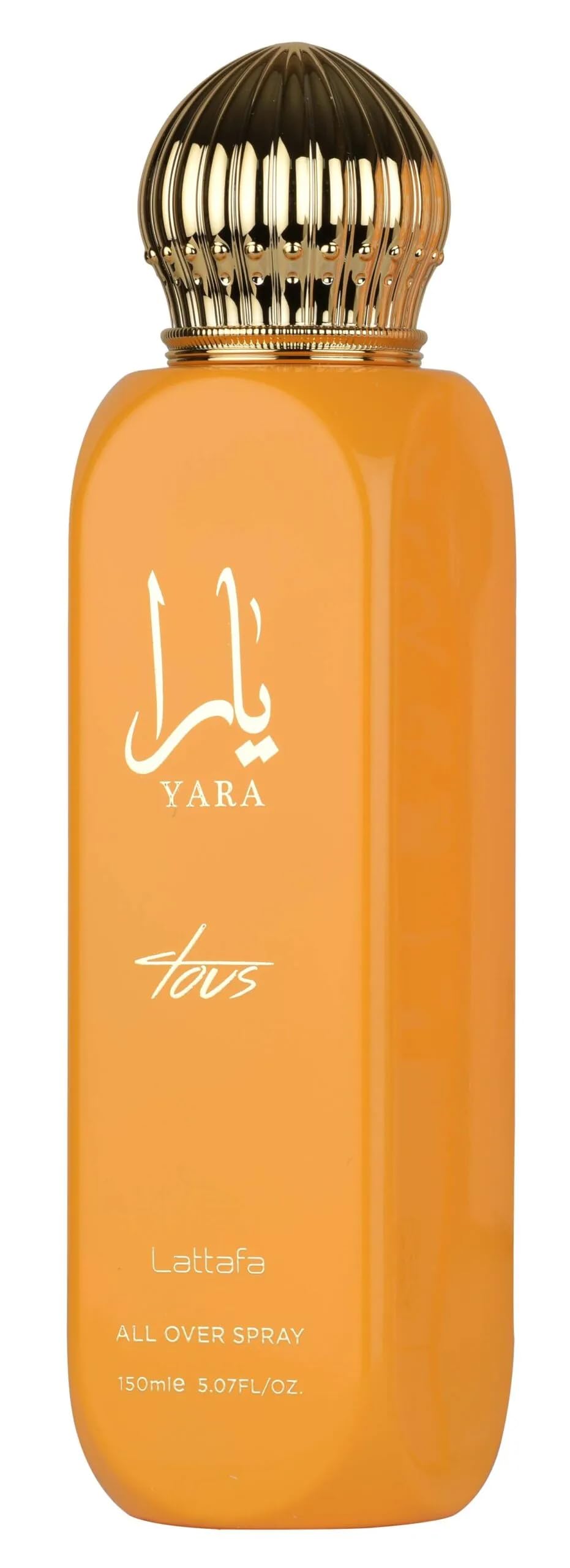 Lattafa Yara Tous tropical mango coconut passion fruit splash for daytime wear