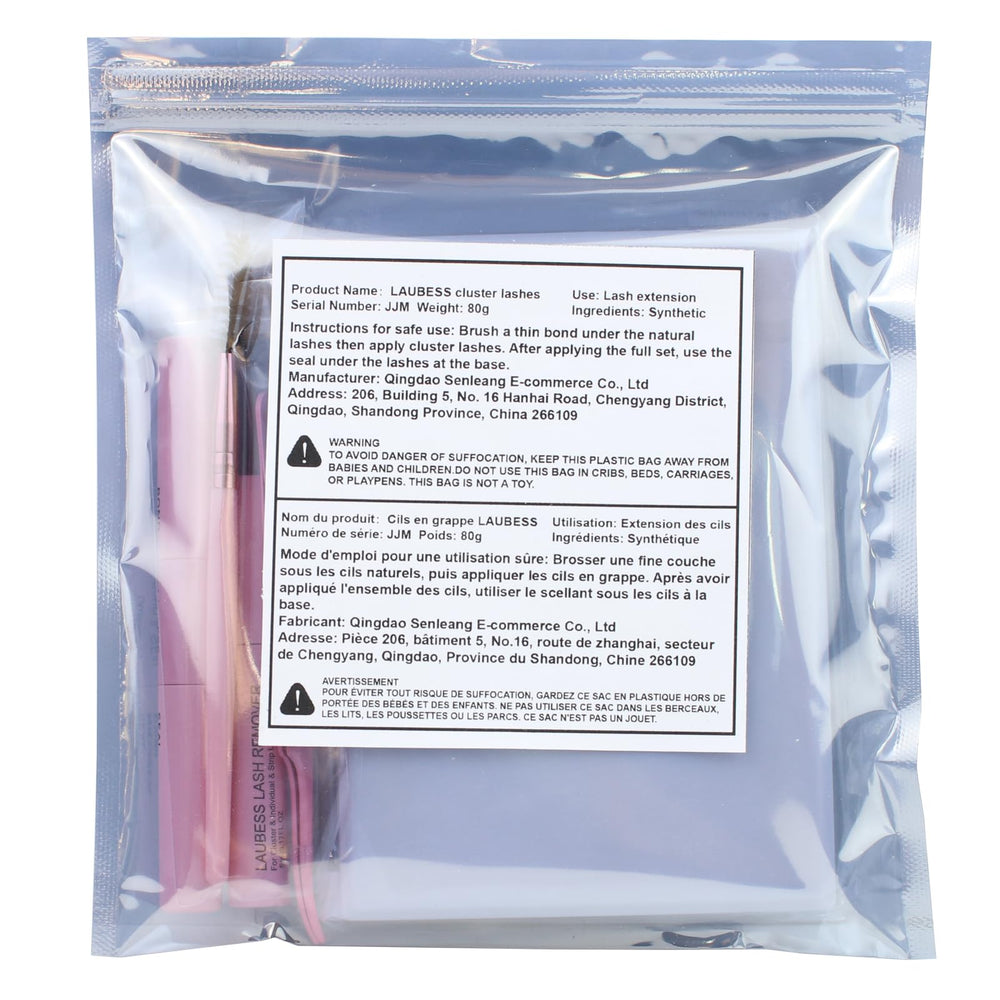 LAUBESS Korean-material lashes are soft and lightweight