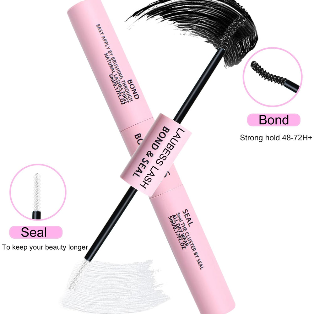 LAUBESS LASH bond brush used for precise, easy lash application.