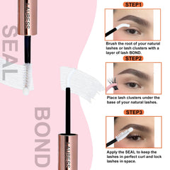 LAUBESS lash cluster application demo for easy at home extensions.