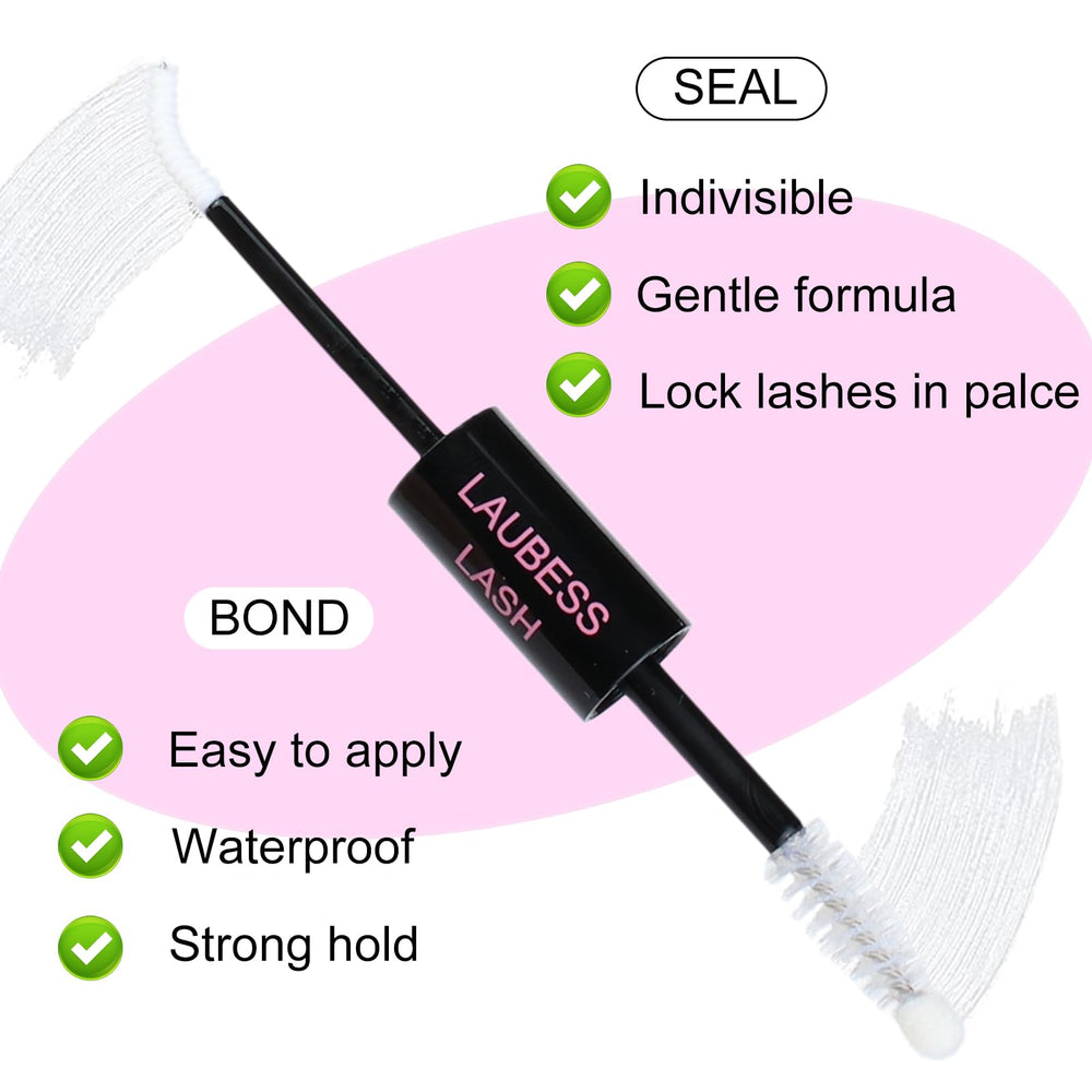 LAUBESS LASH waterproof lash glue provides 48–72 hour hold