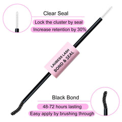 LAUBESS LASH waterproof adhesive enhances lash longevity and wear confidence.