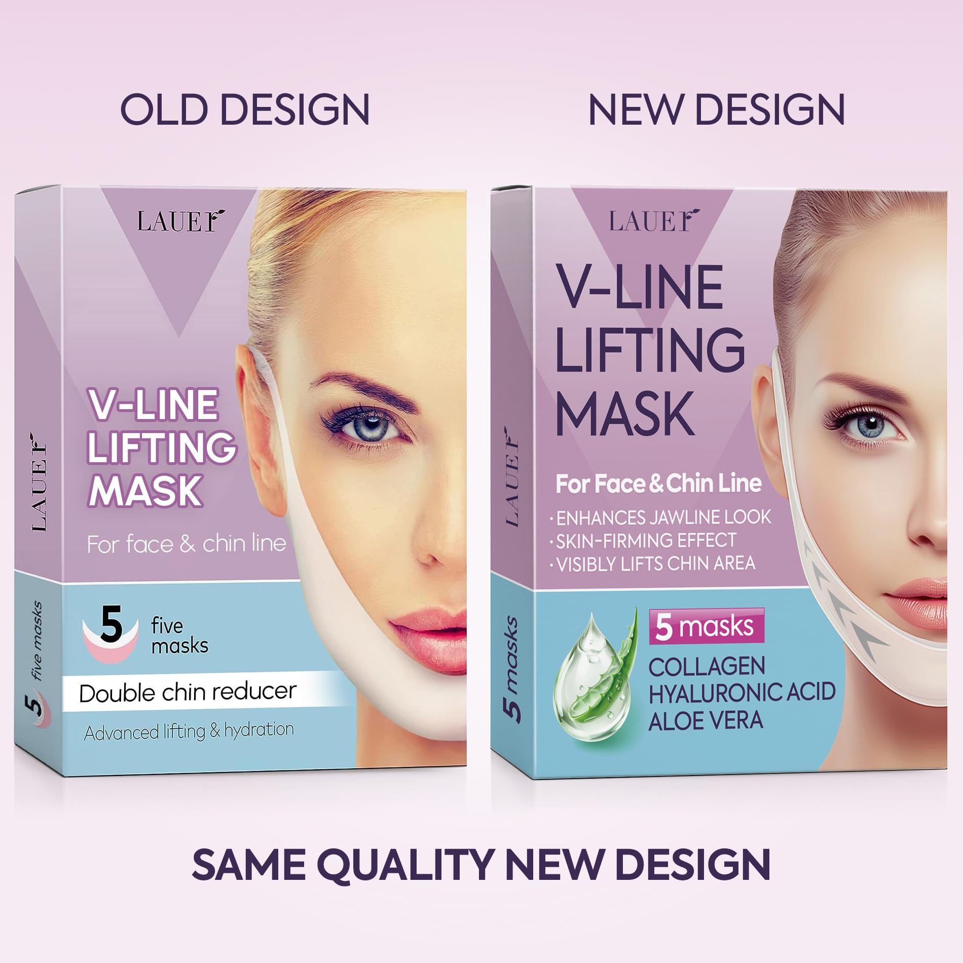 Lauer Cosmetic ritual shot emphasizing skin tightening and hydration benefits