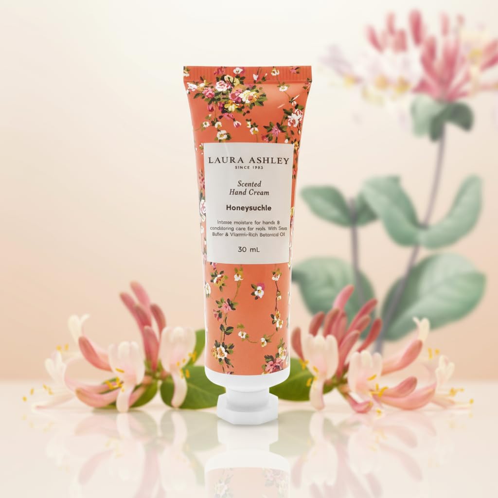 Crema de manos Gardenia blanca Laura Ashley, aroma cremoso