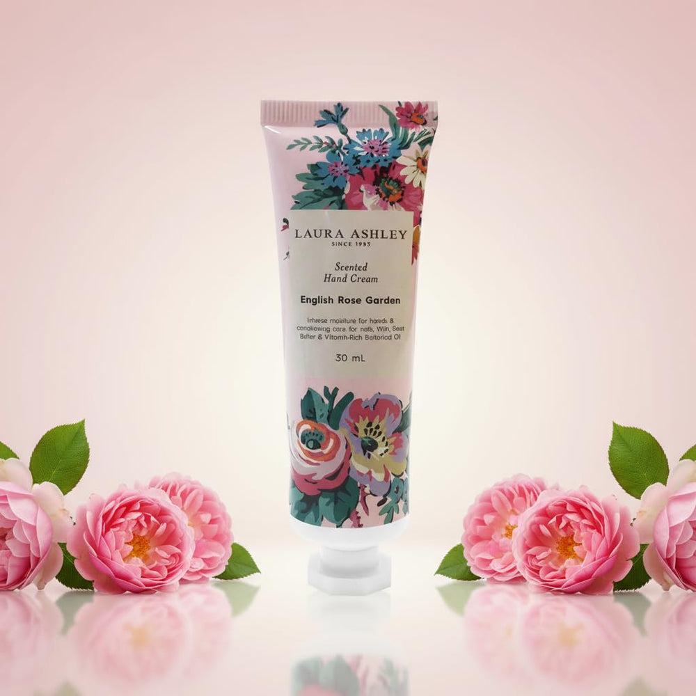 Crema de manos Guisante de olor Laura Ashley, hidratación suave