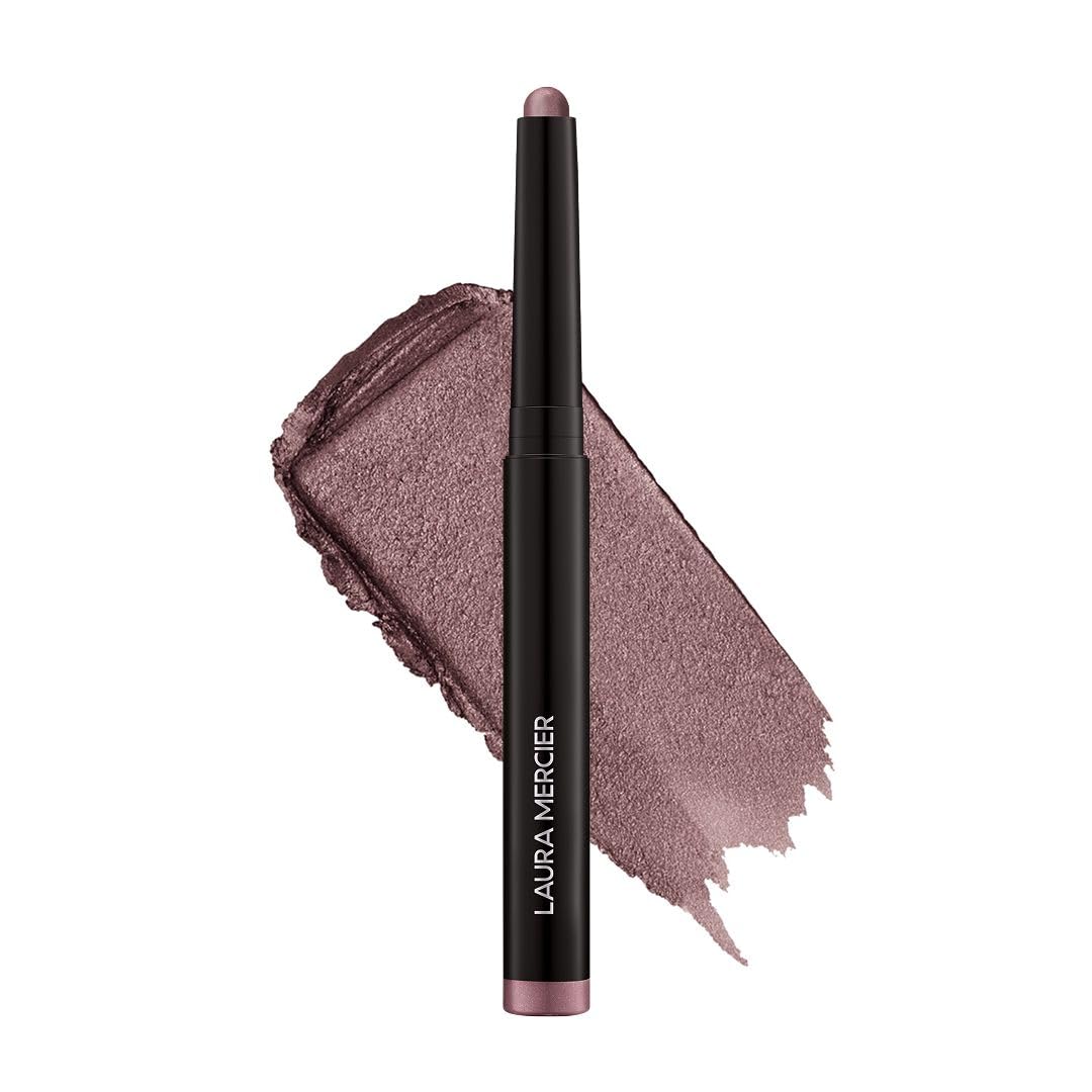 Laura Mercier Caviar Stick Amethyst packaging close-up for on-the-go touch-ups.