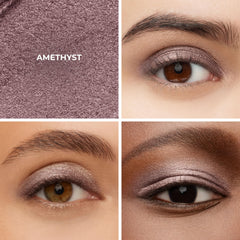 Laura Mercier Caviar Stick Amethyst swatch showing rich color payoff.