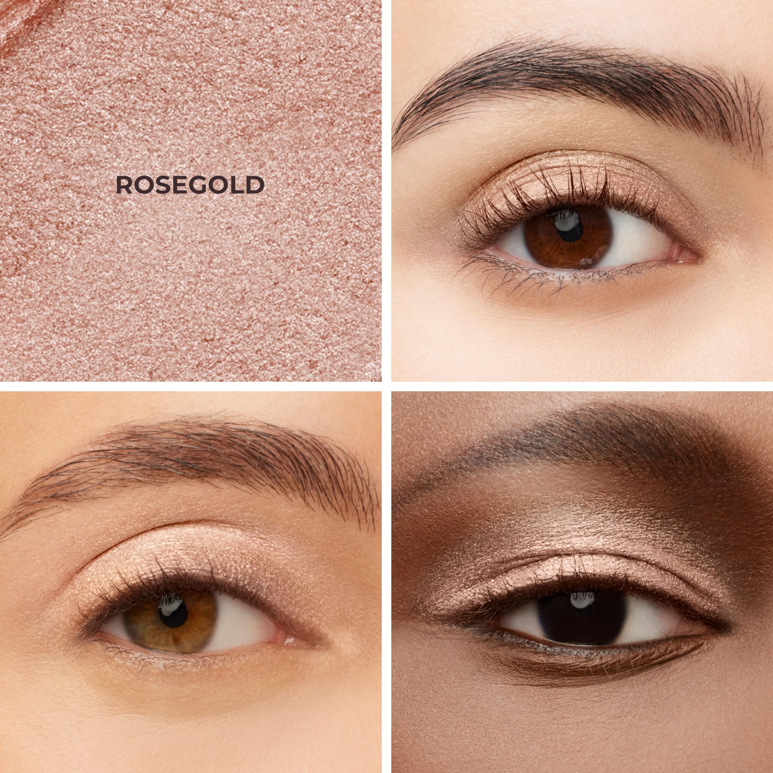 Laura Mercier Caviar Stick Rose Gold application swipe demonstrating easy, mess-free makeup