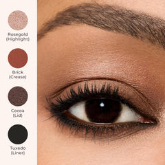 Laura Mercier Caviar Stick Rose Gold blendable formula glides smoothly for sheer to intense looks
