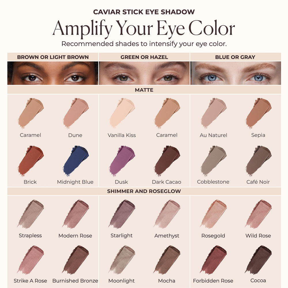 Laura Mercier Caviar Stick Soft Glide for comfortable eye makeup.