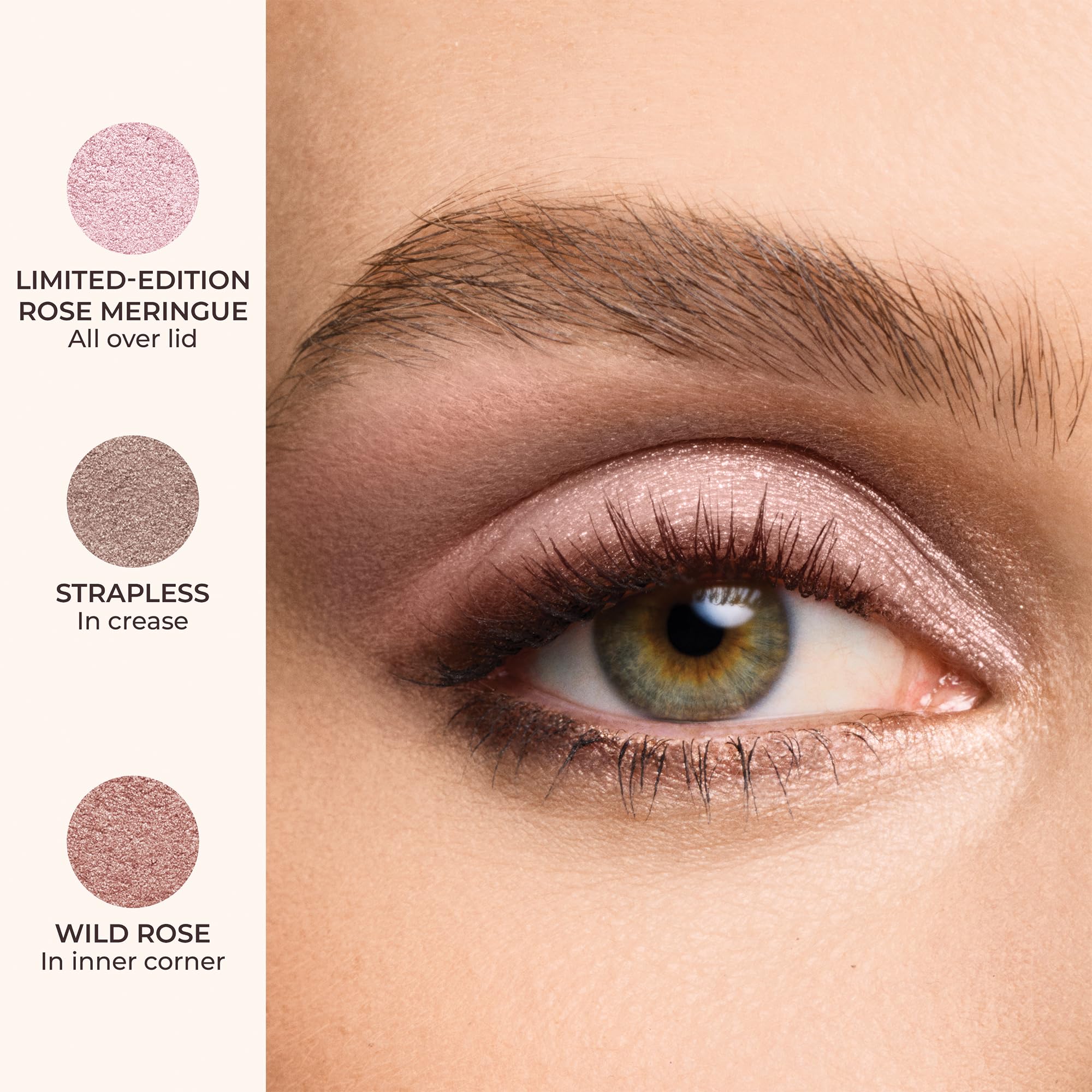 Laura Mercier Caviar Stick Strapless swatch highlighting smooth matte finish