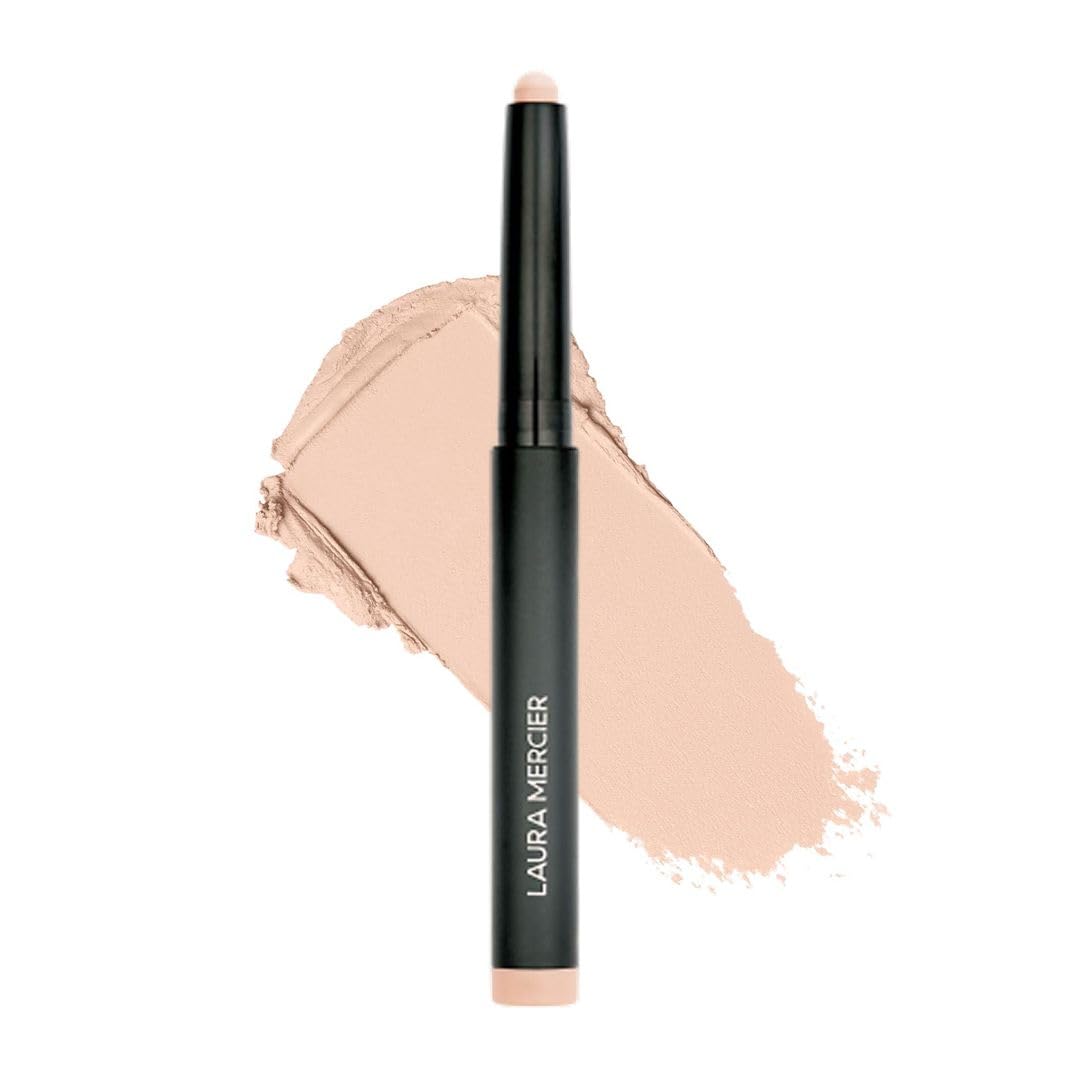  Laura Mercier Caviar Stick Vanilla Kiss application close-up with smooth glide for effortless shading
