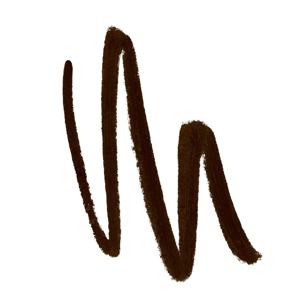 Laura Mercier Caviar Tightline Eyeliner espresso brown close-up swatches show rich pigment.