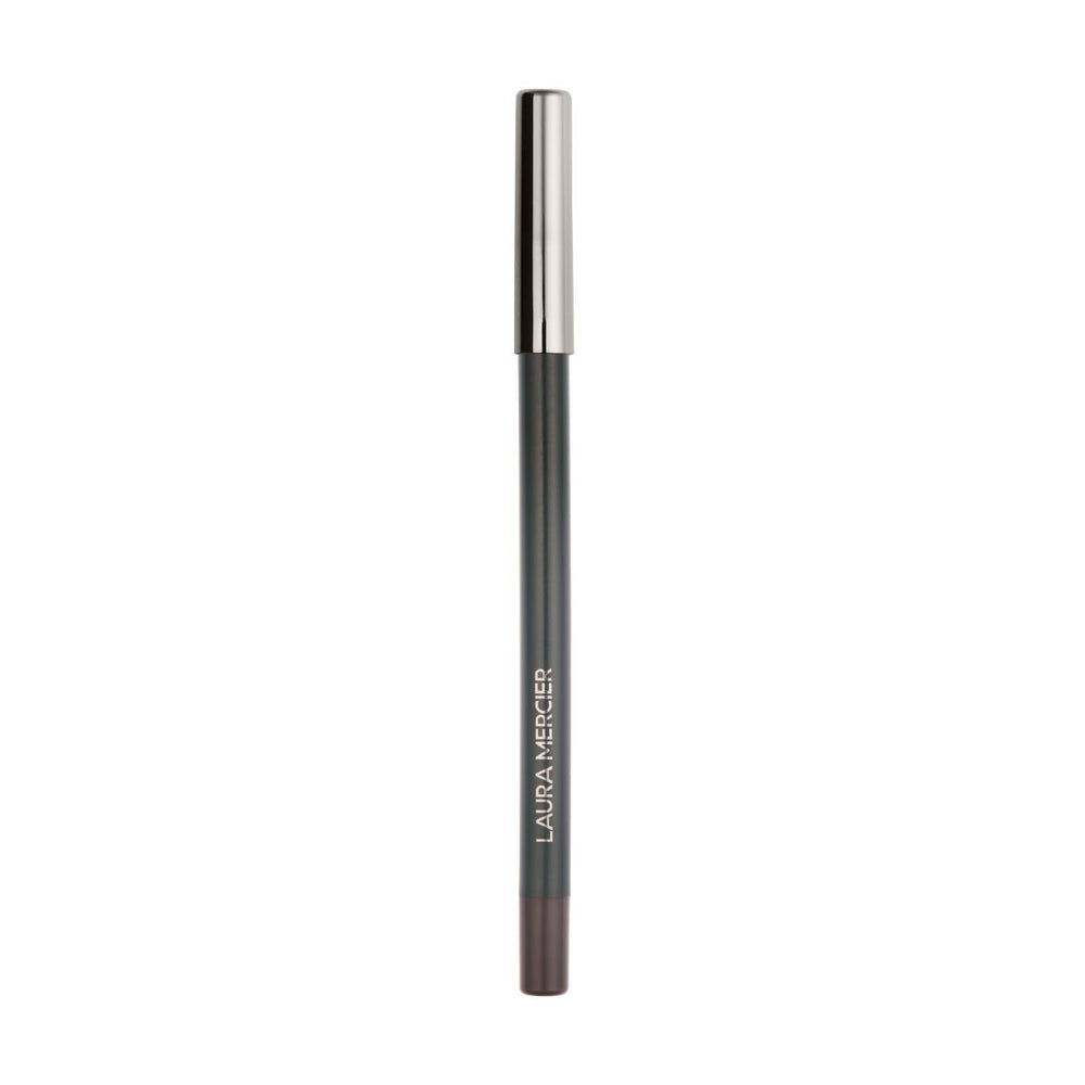 Laura Mercier Caviar Tightline Eyeliner espresso brown smudge-proof finish on lash line.
