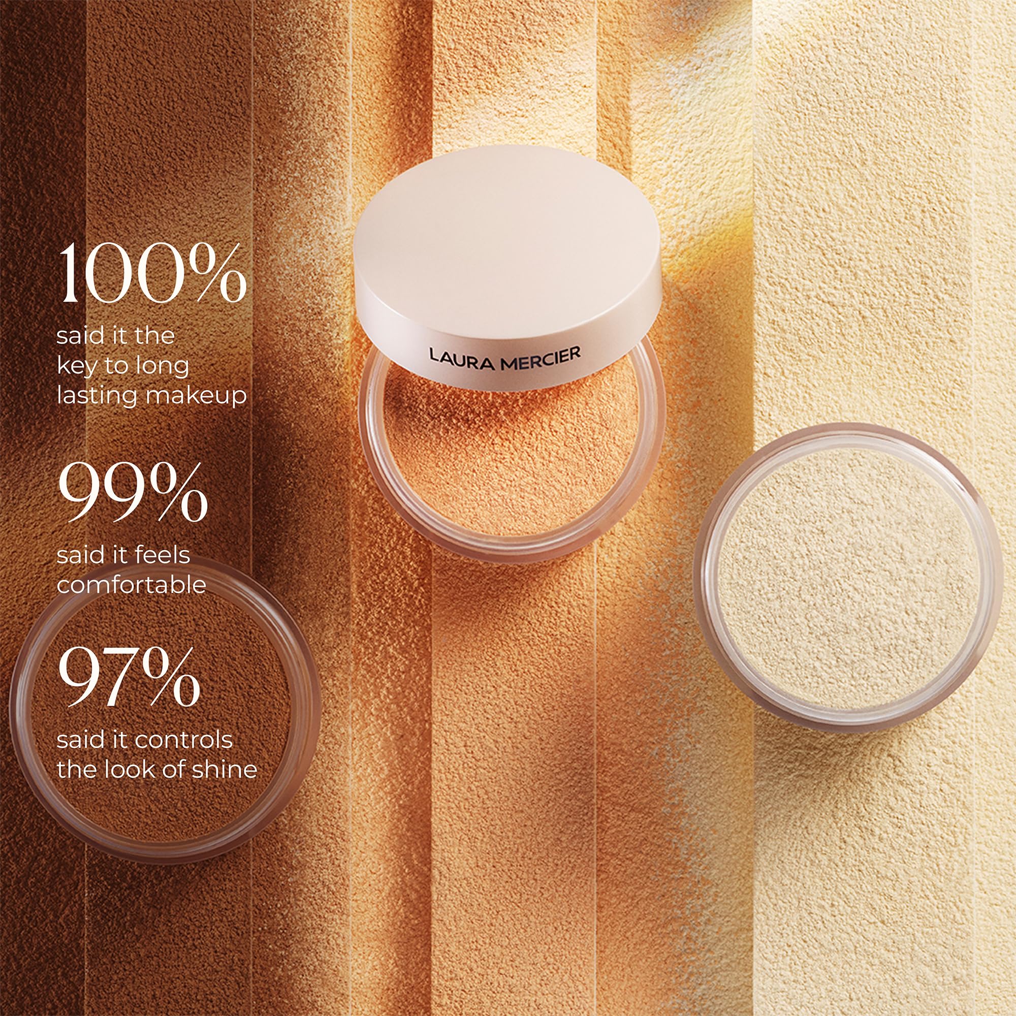 Laura Mercier fragrance-free formula emphasized on bottle for sensitive skin.