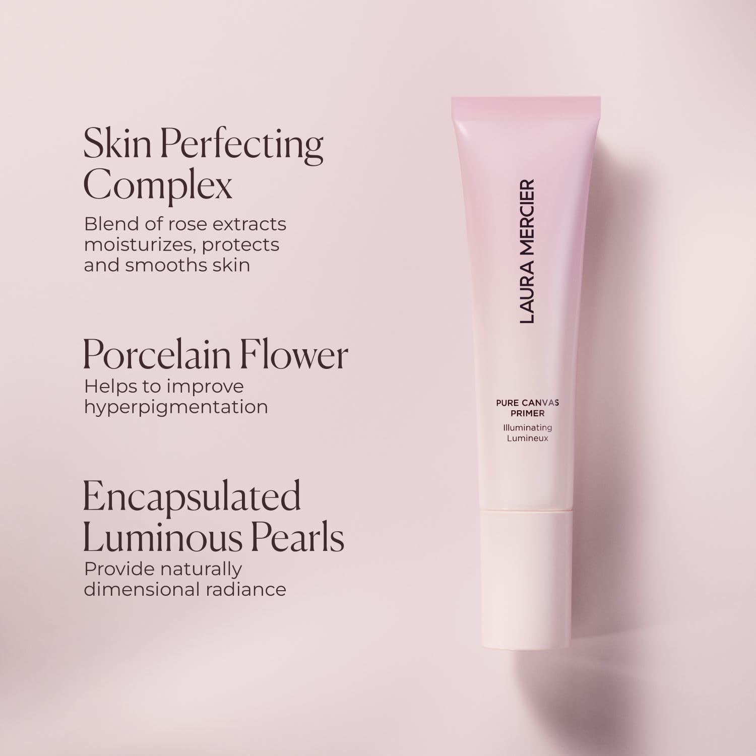 Laura Mercier Pure Canvas Primer evens dark spots for a smoother complexion