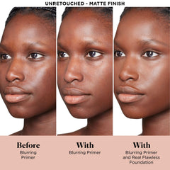 Laura Mercier Pure Canvas Primer matte finish reduces shine for long wear.