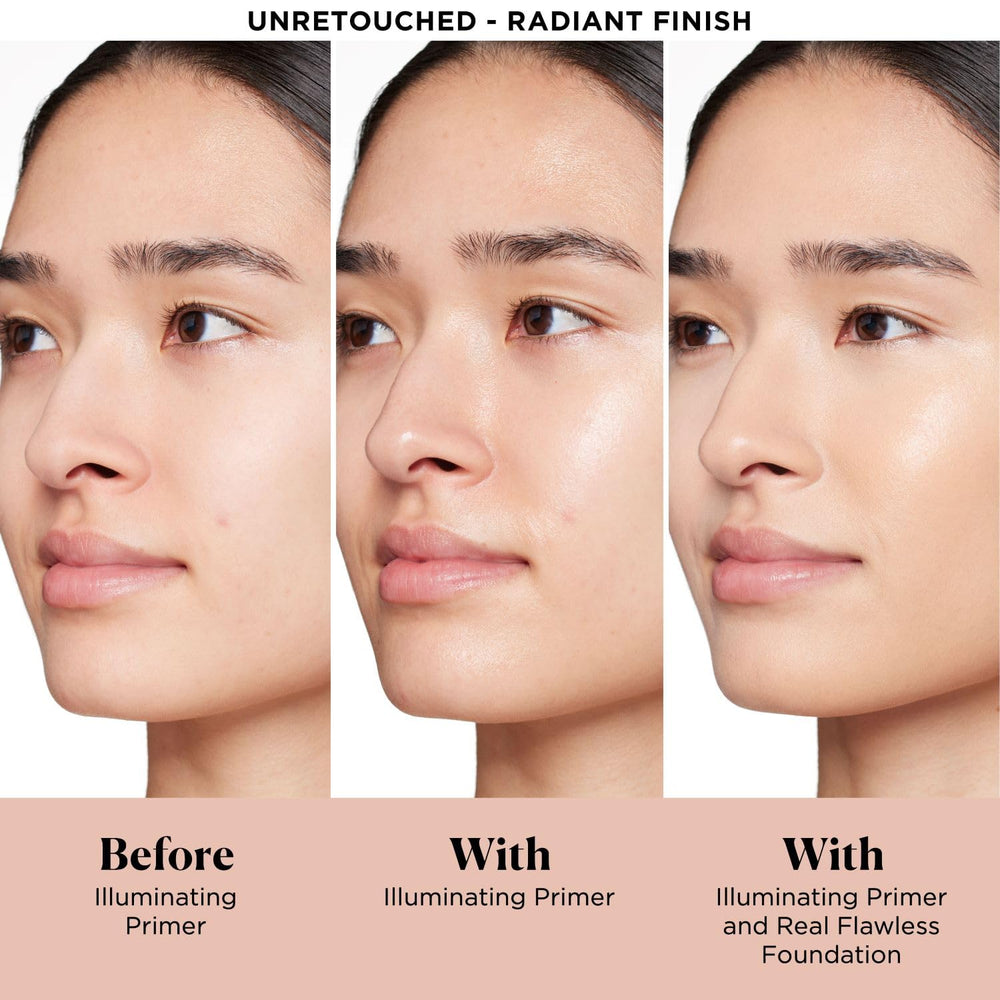 Laura Mercier Pure Canvas Primer featuring porcelain flower for lasting radiance