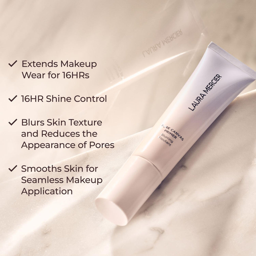 Laura Mercier Pure Canvas Primer reduces visible pores over time.
