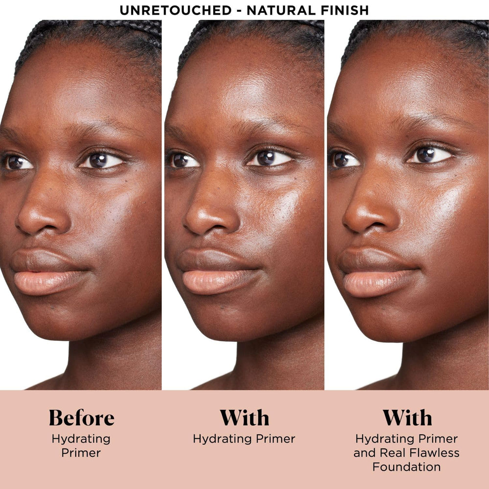 Textura cremosa de Laura Mercier Pure Canvas Primer facilita aplicación suave.