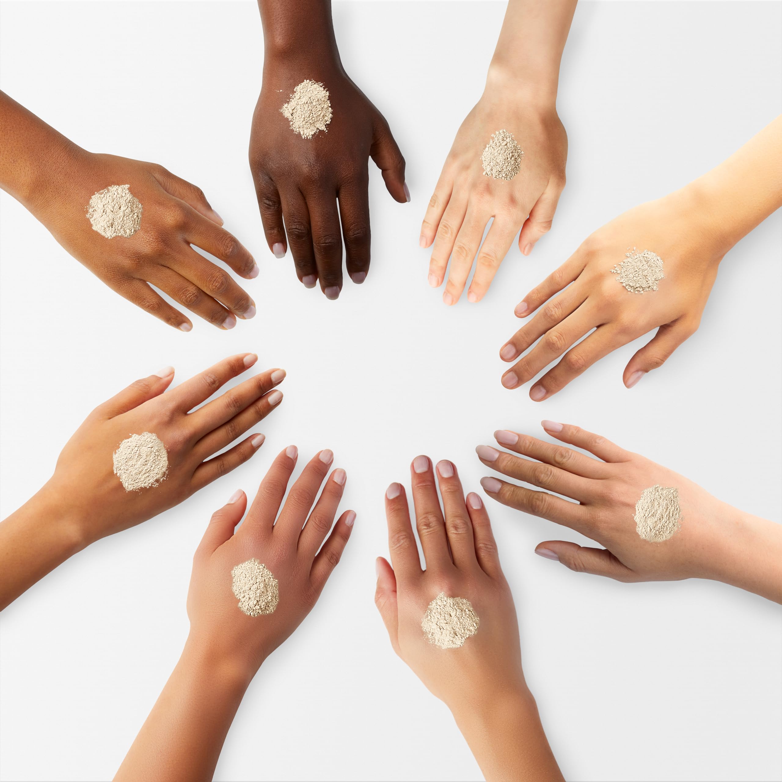 Shade range swatch showing color-true, non-oxidizing finish.