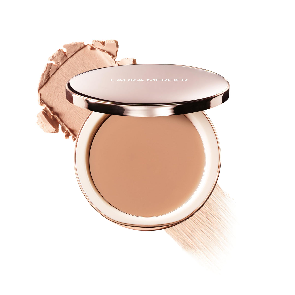 Laura Mercier tinted blur balm packaging highlights portable design for on-the-go use.