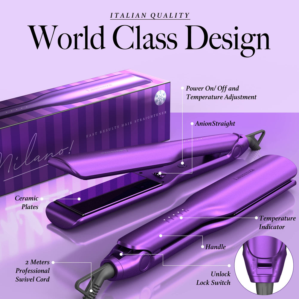 Laurenza professional-grade home styling for salon-like results.