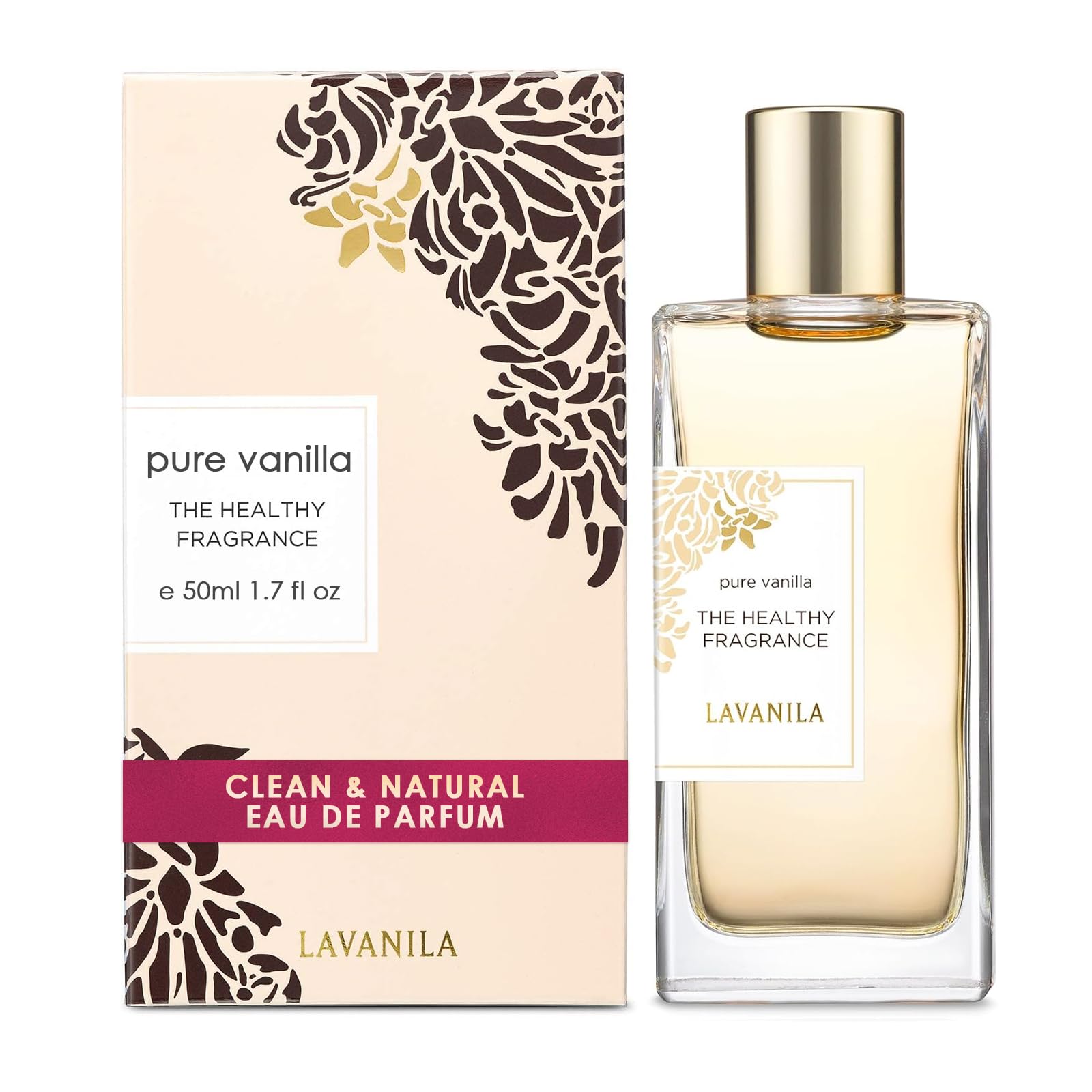 Lavanila Pure Vanilla Perfume cap close-up for easy, precise one-spray application.