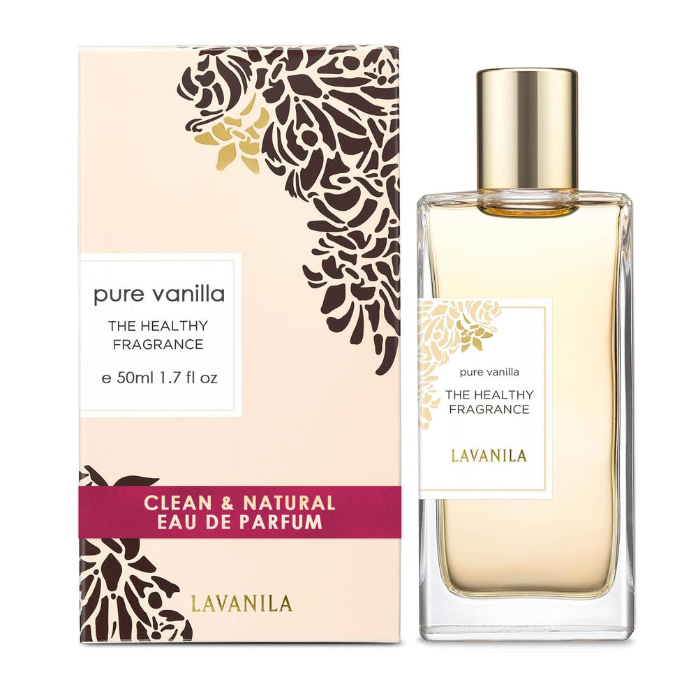 Lavanila Pure Vanilla Perfume cap close-up for easy, precise one-spray application.