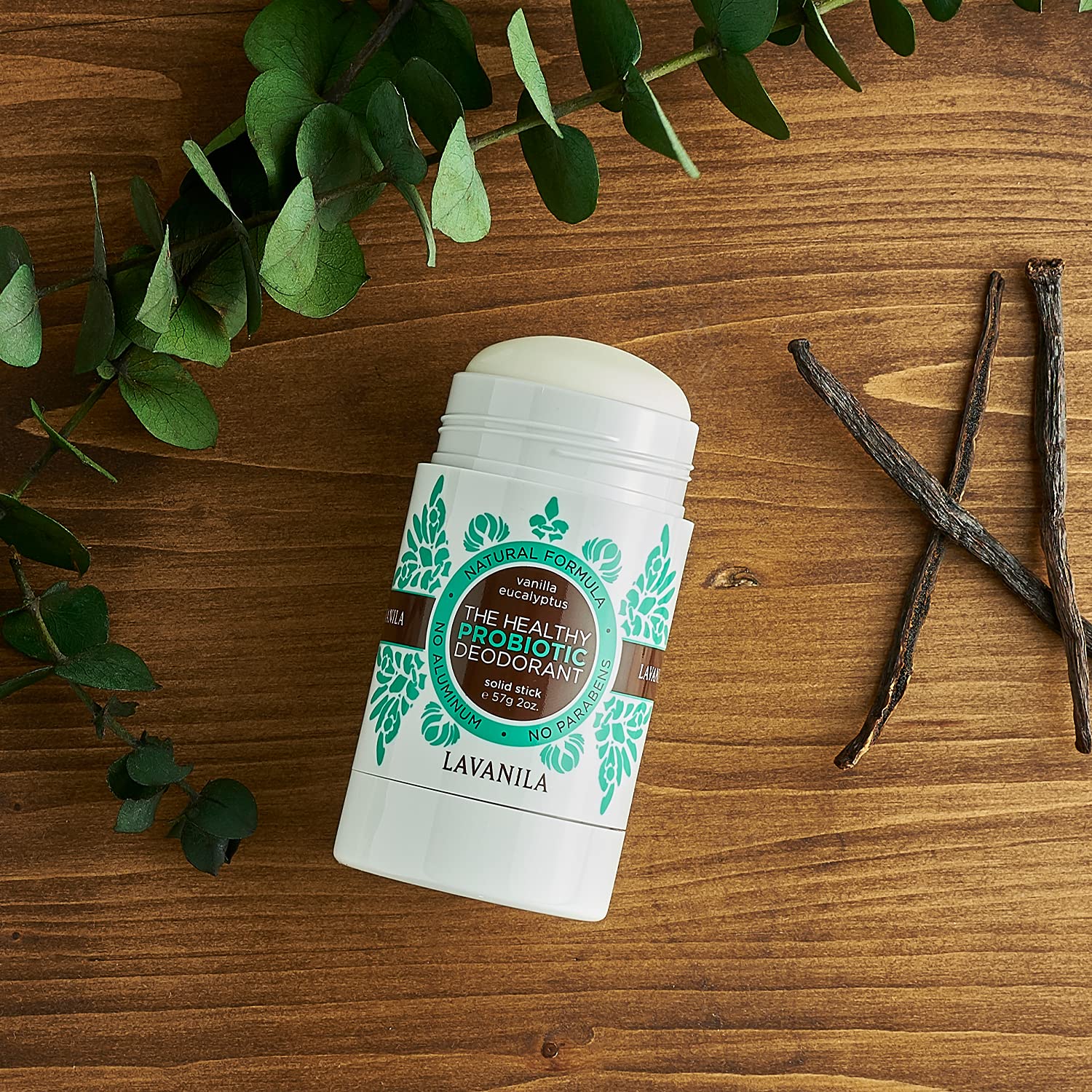 Aplicación suave de Lavanila Vanilla Eucalyptus en barra sólida